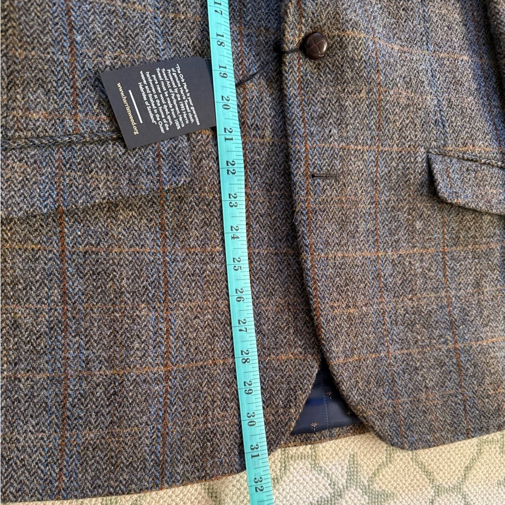 NWT Harris Tweed Blazer Size 46R - Picture 12 of 16